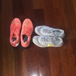 Two pairs size 6 Nike shoes for DIRT CHEAP